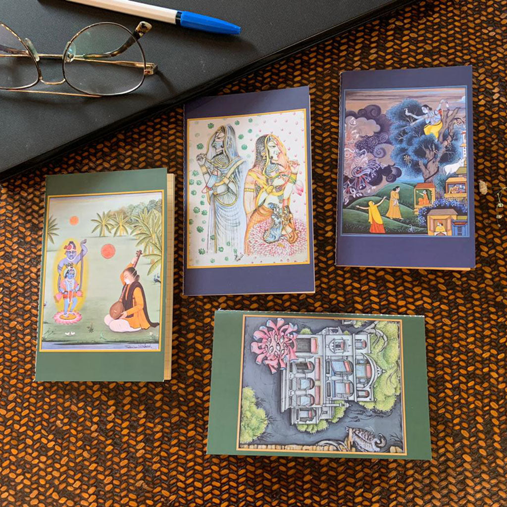 Miniature Art Notebooks – Set of 4