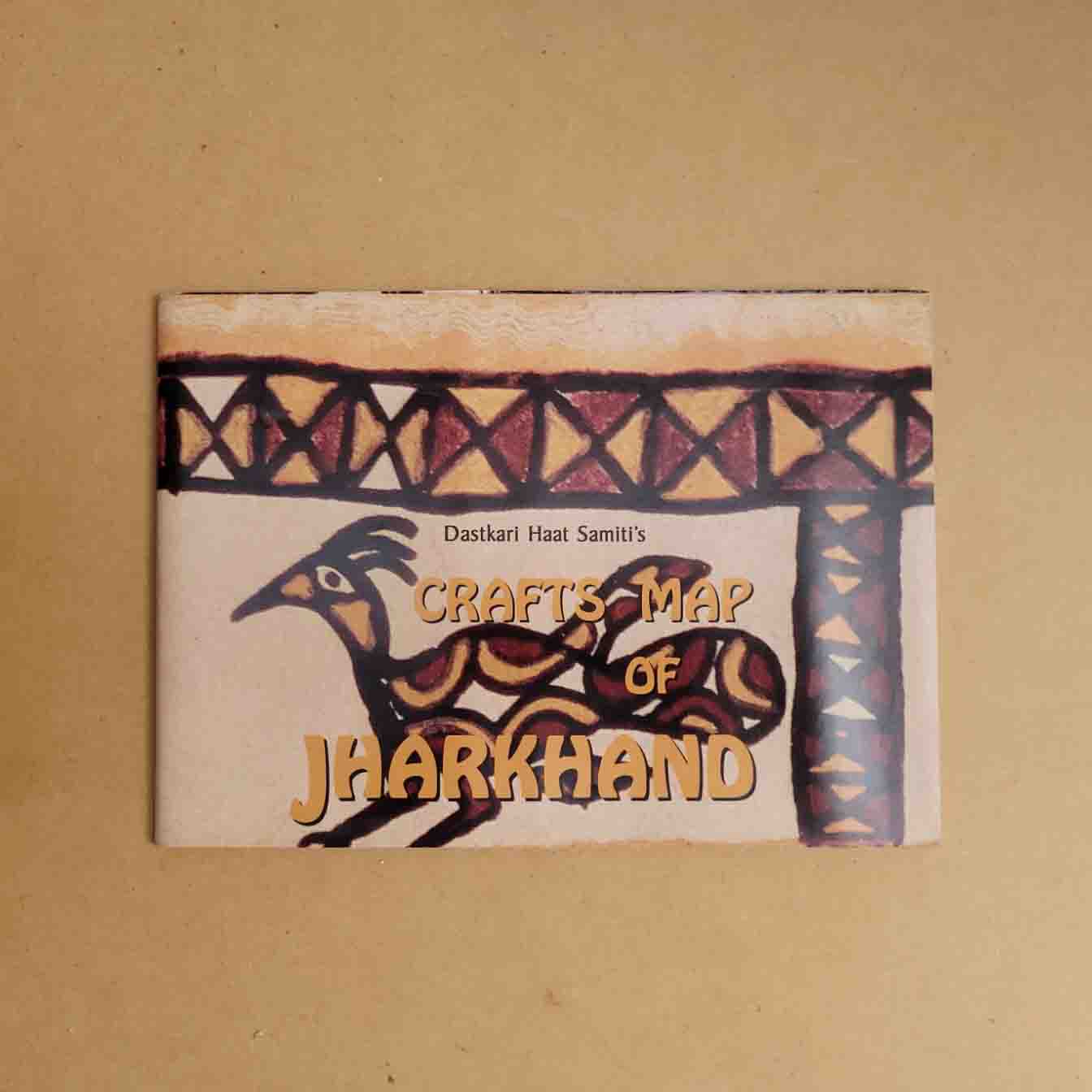 Crafts & Textiles Map of Jharkhand-Single Side Print - Back