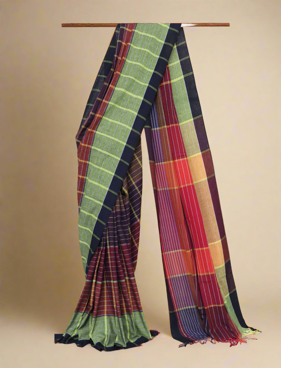 Handloom Cotton Saree – Crafted in Bengal