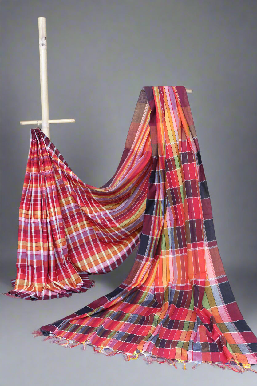 Handloom Cotton Saree – Crafted in Bengal