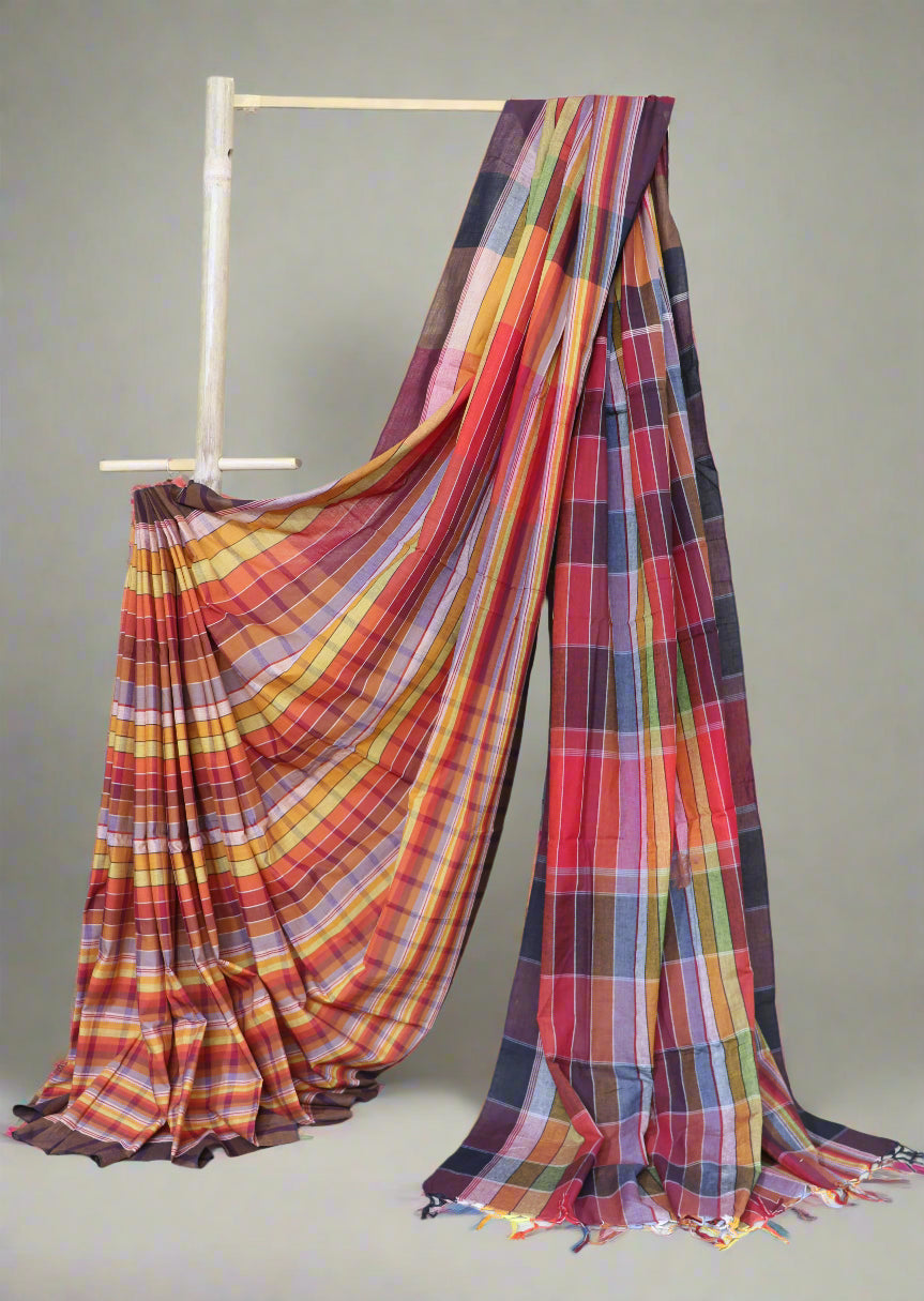 Handloom Cotton Saree – Crafted in Bengal