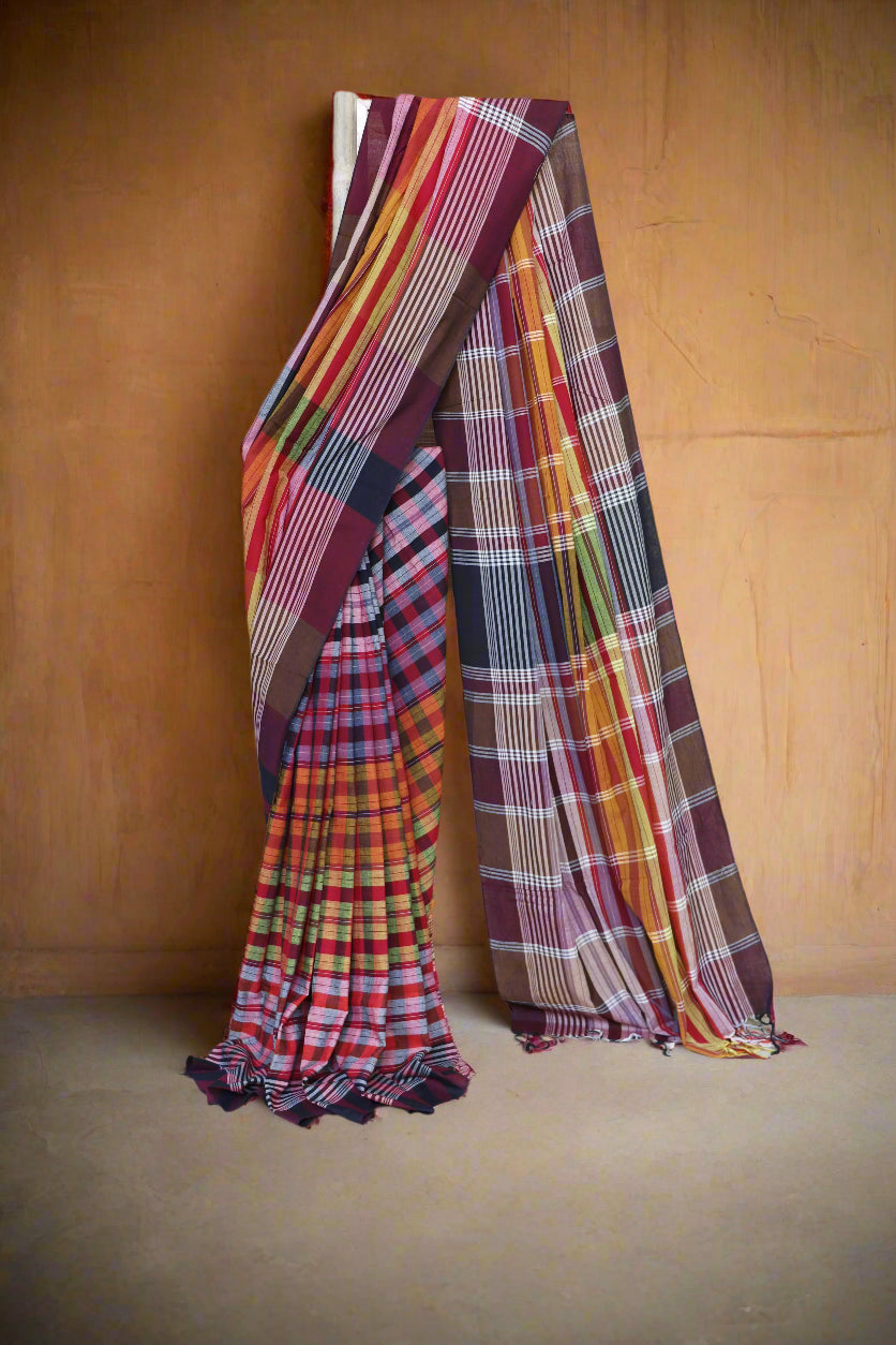 Handloom Cotton Saree – Crafted in Bengal