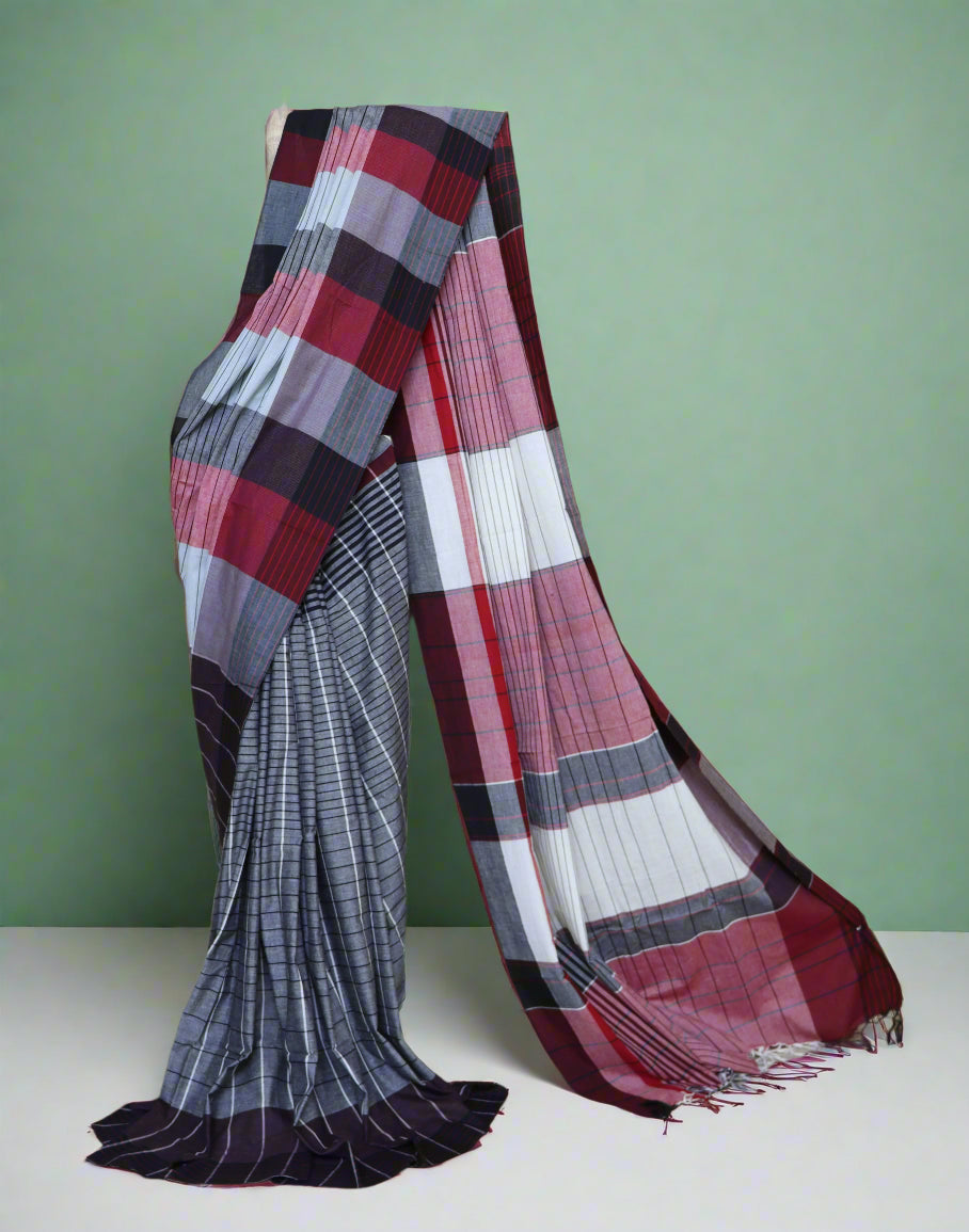 Handloom Cotton Saree – Crafted in Bengal