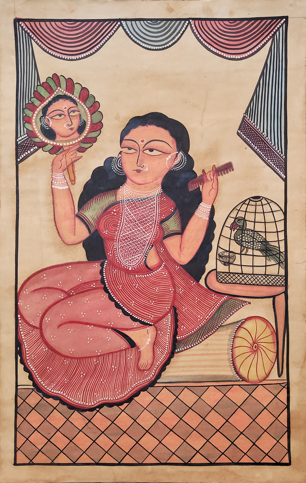KalighatPainting _by BapiChitrakar