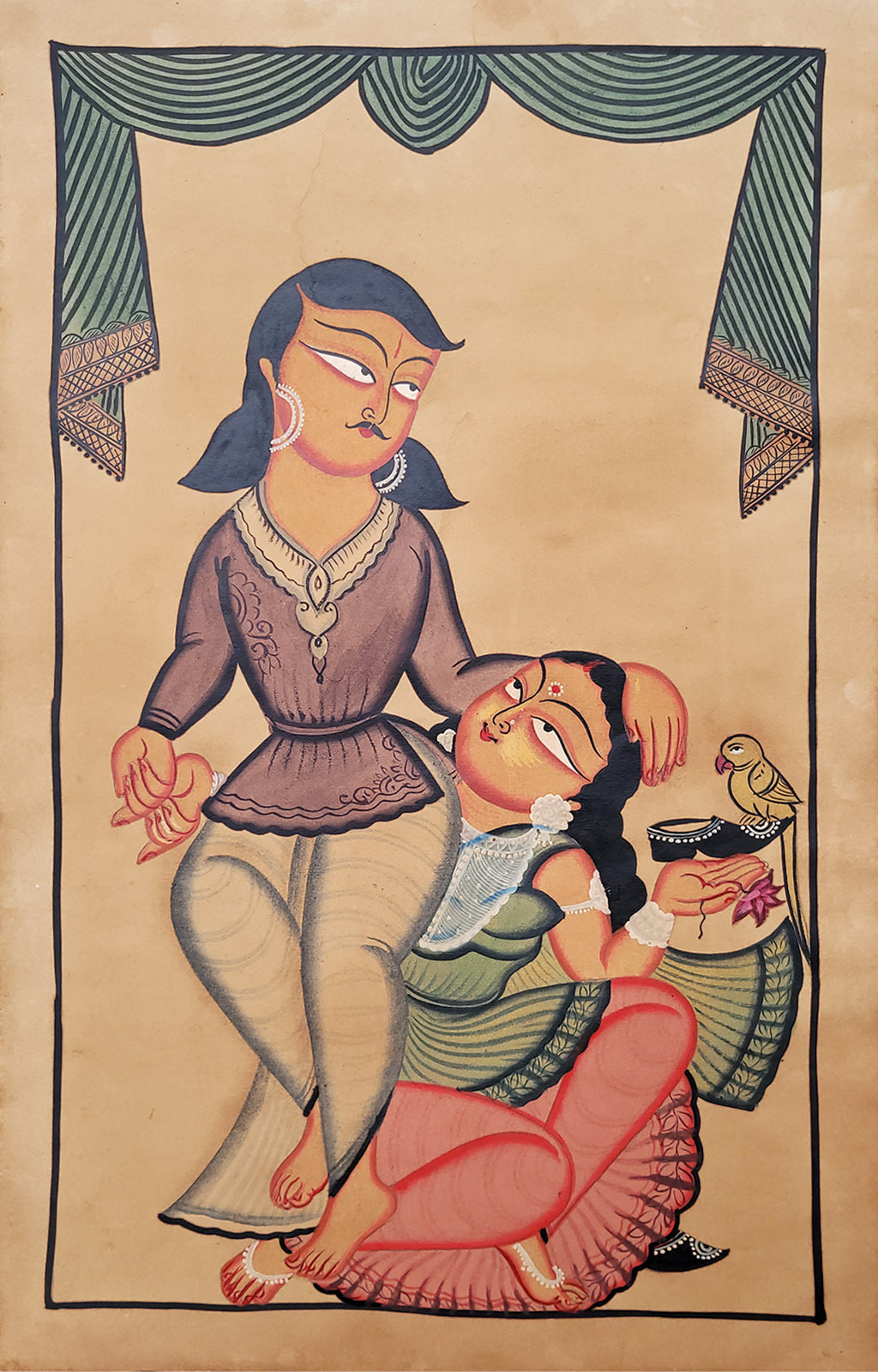 KalighatPainting _by BapiChitrakar