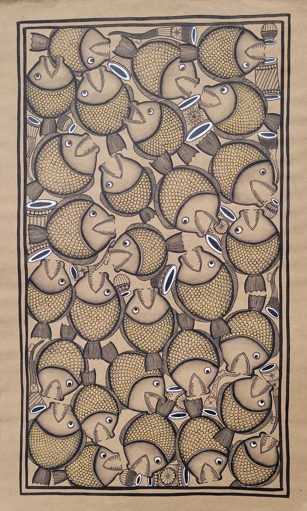 KalighatPainting _by BapiChitrakar