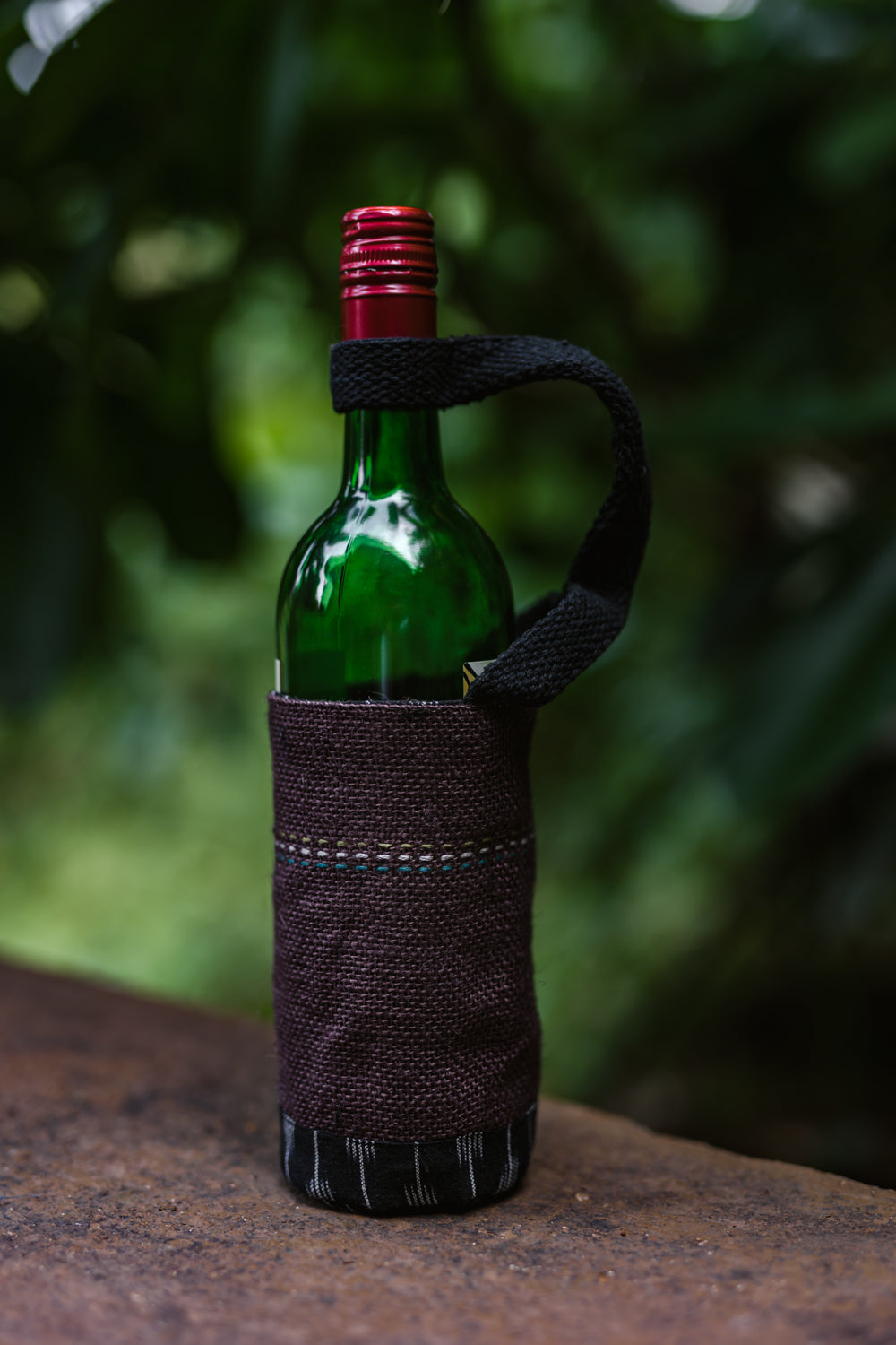 Unique Bottle Gifter & Carrier, Organic Handmade with Handle