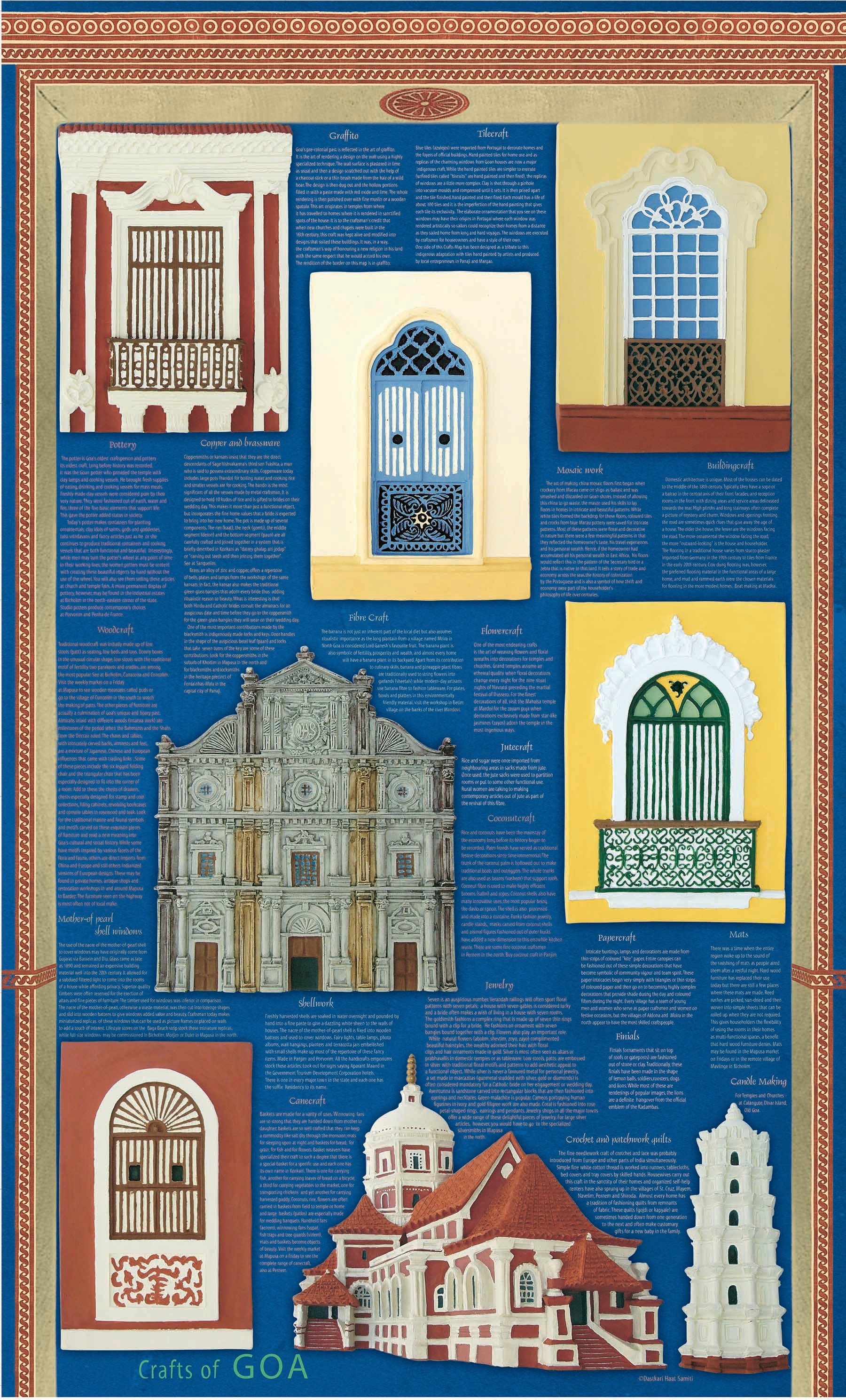 Crafts map of Goa, dastkari haat samiti