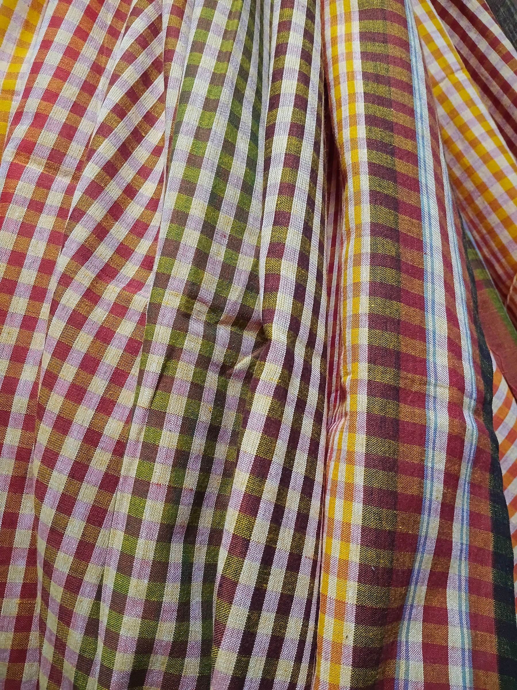 Autumn Glow Handloom Cotton Saree