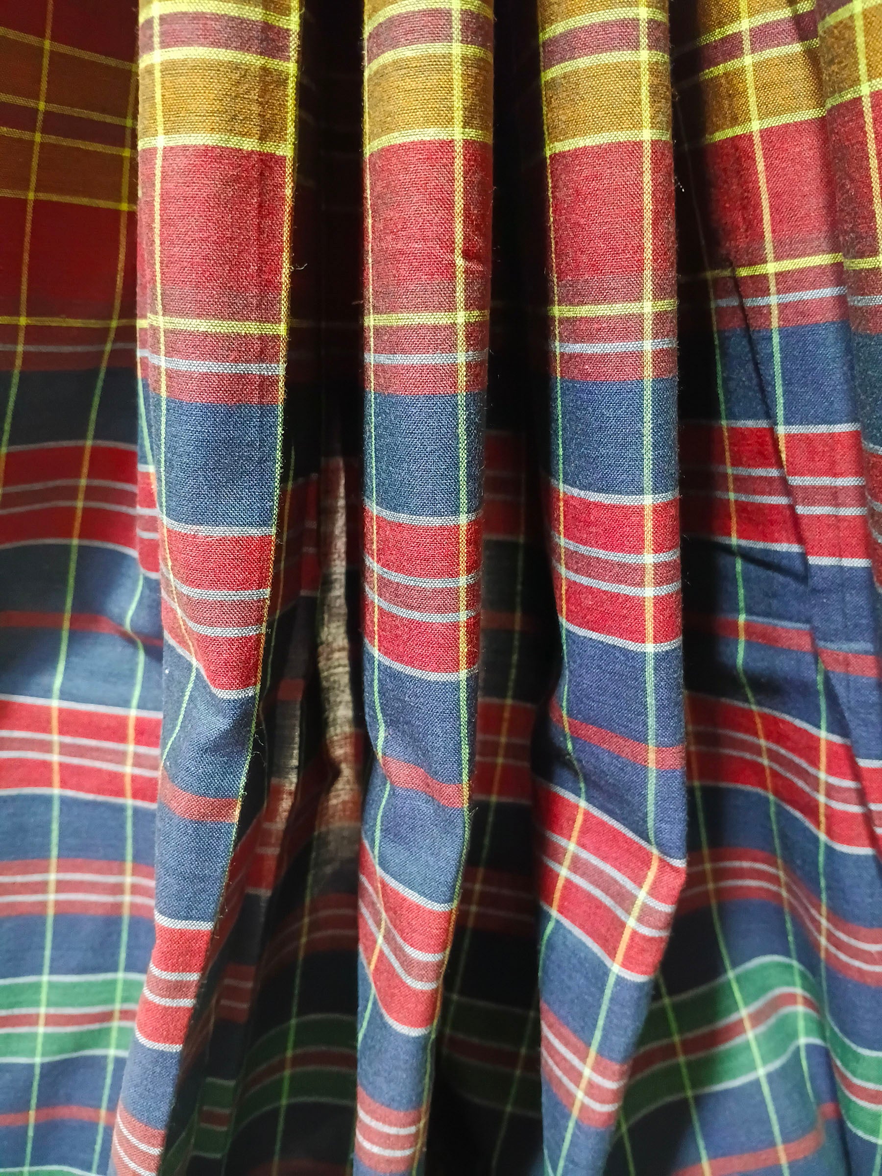 Midnight Multicolor Handloom Cotton Saree