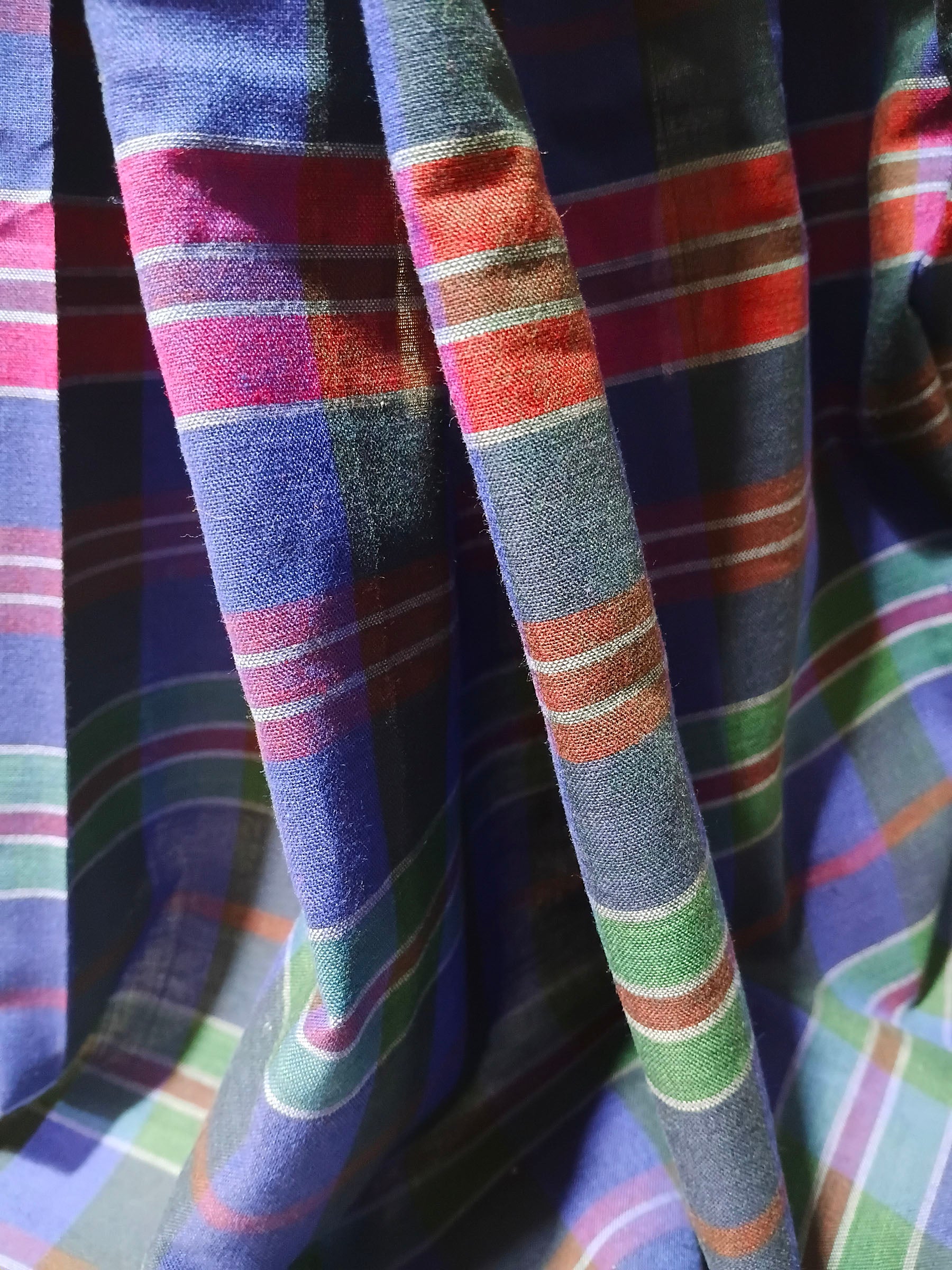 Twilight Blue Handloom Cotton Saree