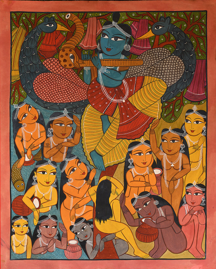 KalighatPainting _by RadhaChitrakar
