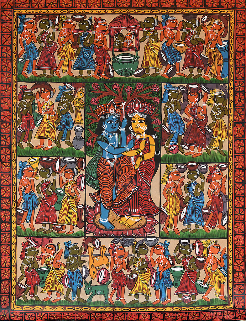 KalighatPainting _by RadhaChitrakar