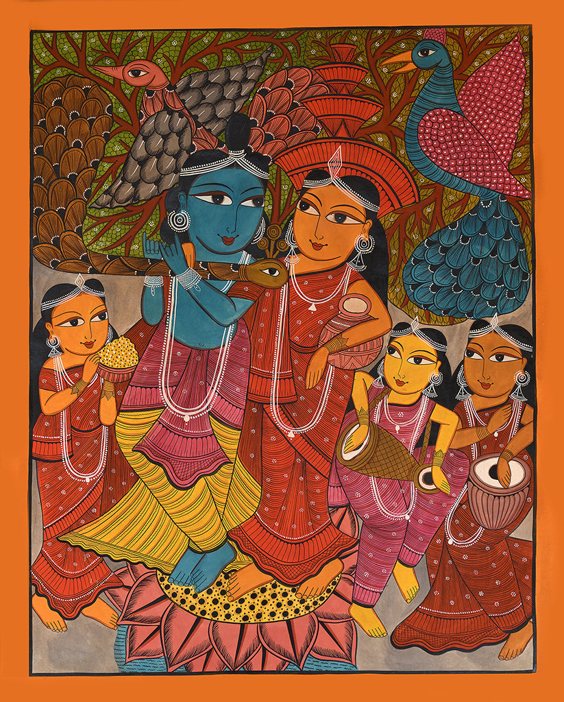 KalighatPainting _by RadhaChitrakar