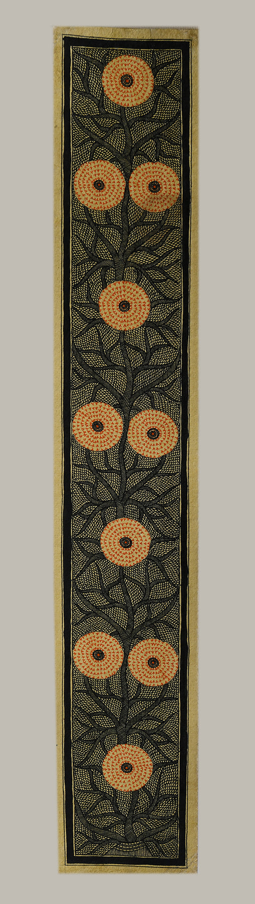 Godna painting "Tree of Life" by Ranjit Paswan