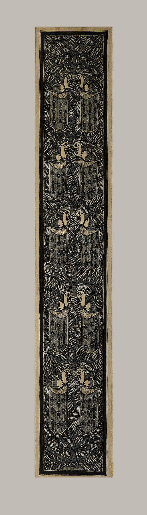 Godna painting "Tree of Life" by Ranjit Paswan