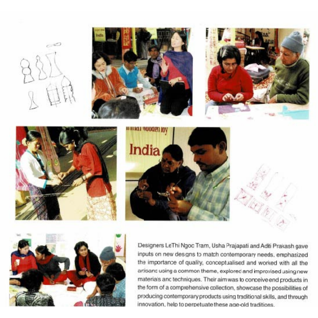 Lotus Links Craft & Skill Exchange workshop : India-Vietnam 2004