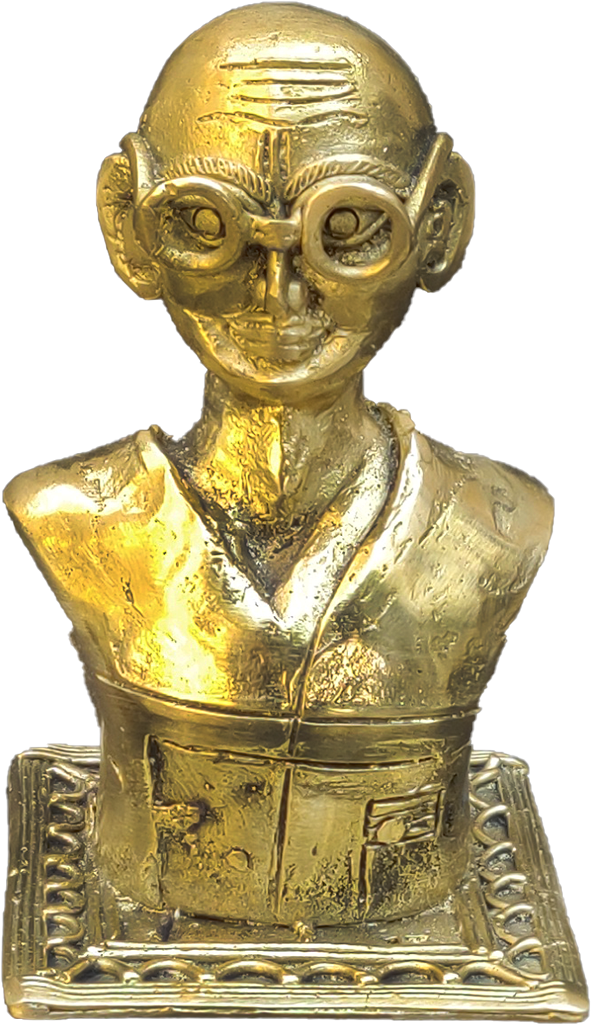 Bust of  Mahatma Gandhi - Brass Statue