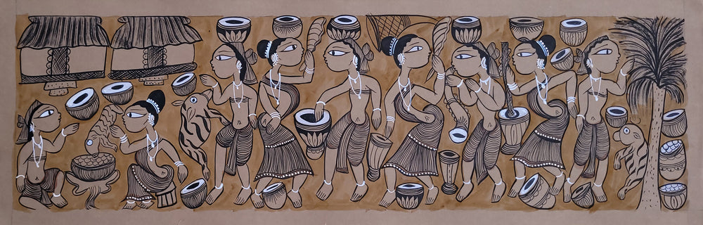 Kalighat Paintings Collection | Traditional Indian Folk Art