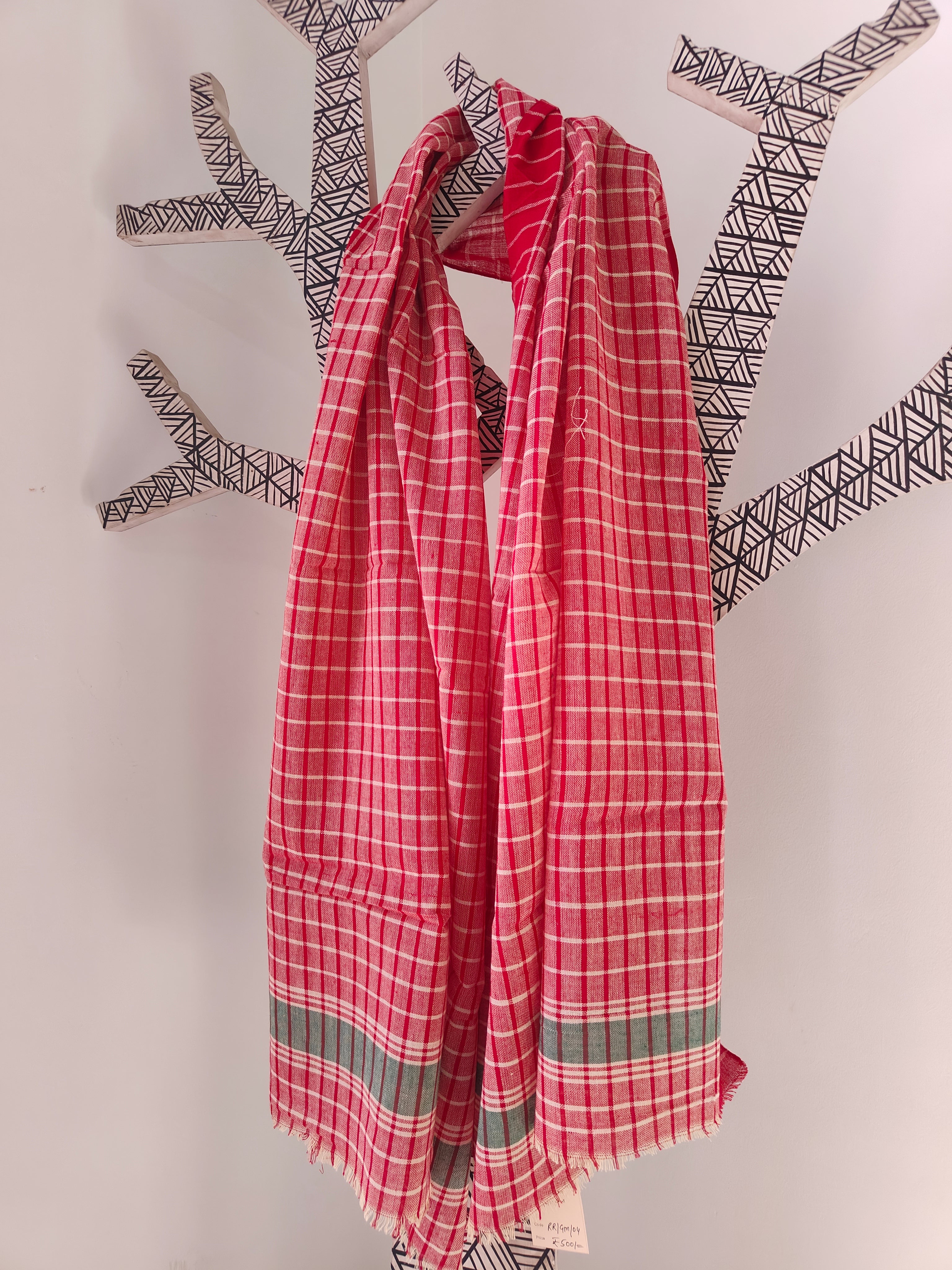 Handloom Gamchha – West Bengal Weave (80x180 cm)