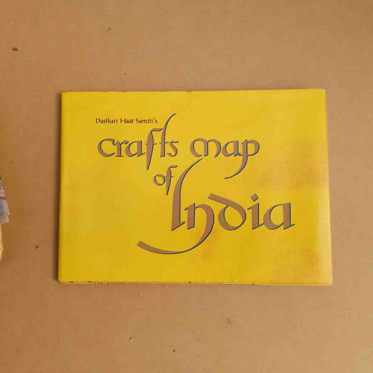 Crafts & Textiles Map of India, Single Side Print - Back