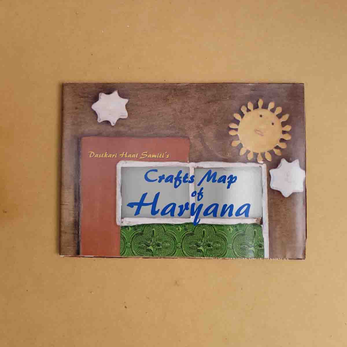 Crafts & Textiles Map of Haryana, Single Side Print - Back