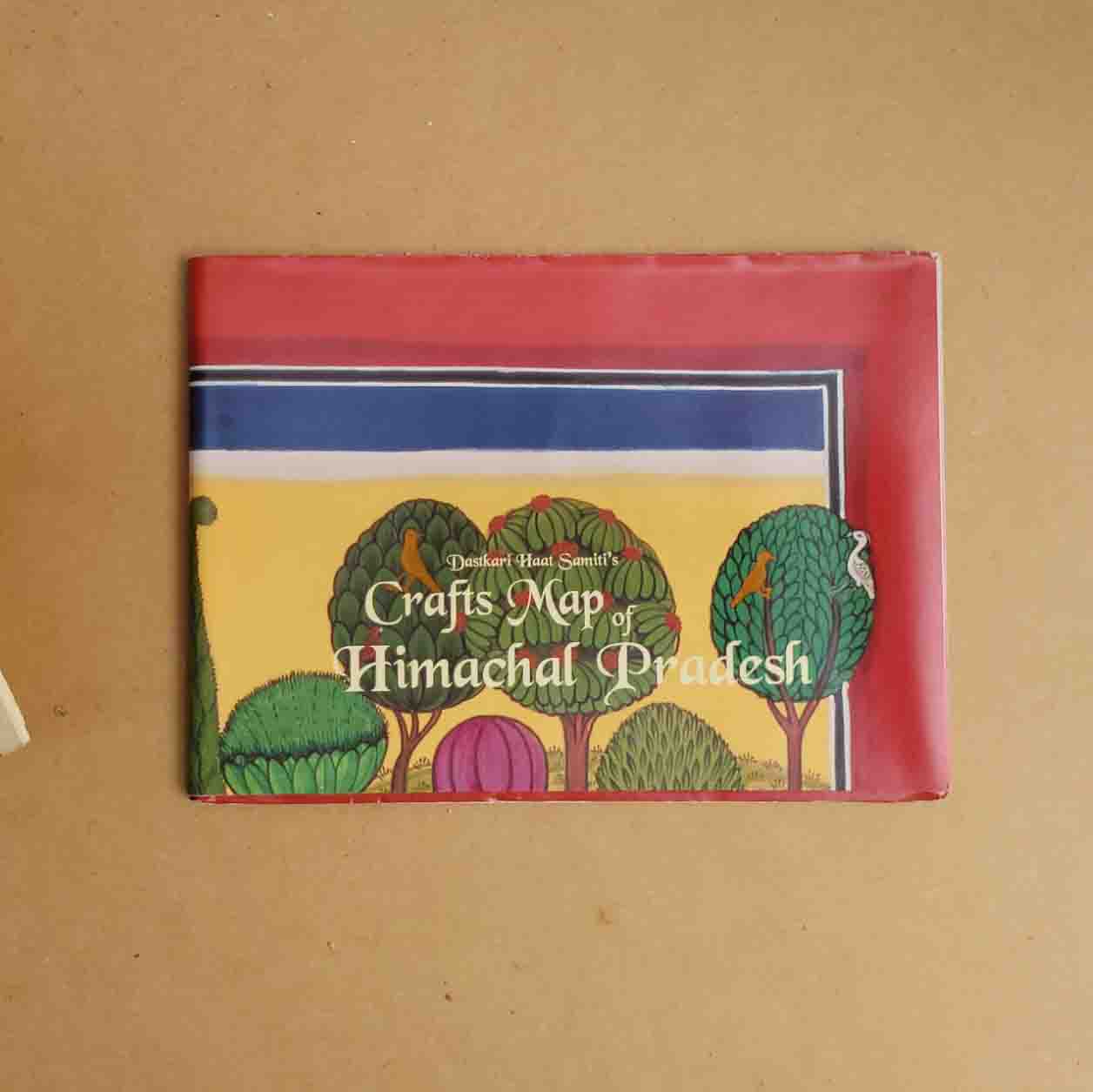 Crafts & Textiles Map of Himachal Pradesh, Single Side Print - Back