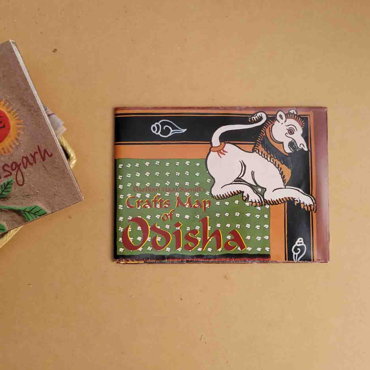 Crafts & Textiles Map of Odisha, Double Side Print