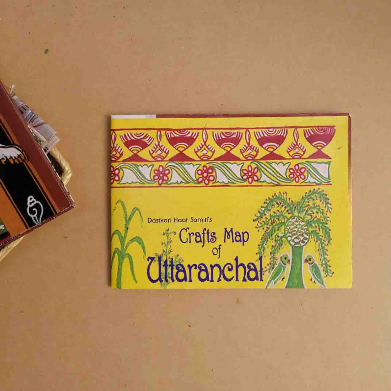 Crafts & Textiles Map of Uttaranchal, Single Side Print- Front