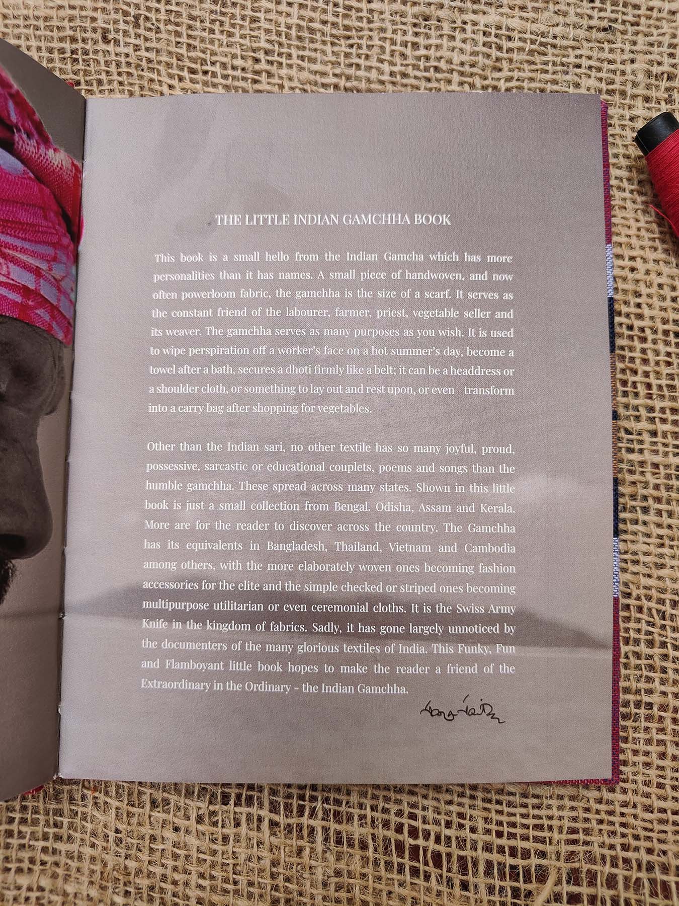 The Little Indian Gamchha Book