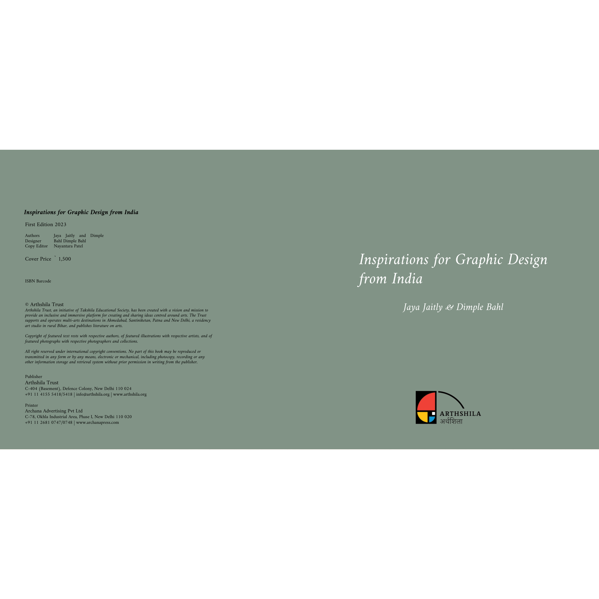 Inspirations for Graphic Design from India by Jaya Jaitly & Dimple Bahl