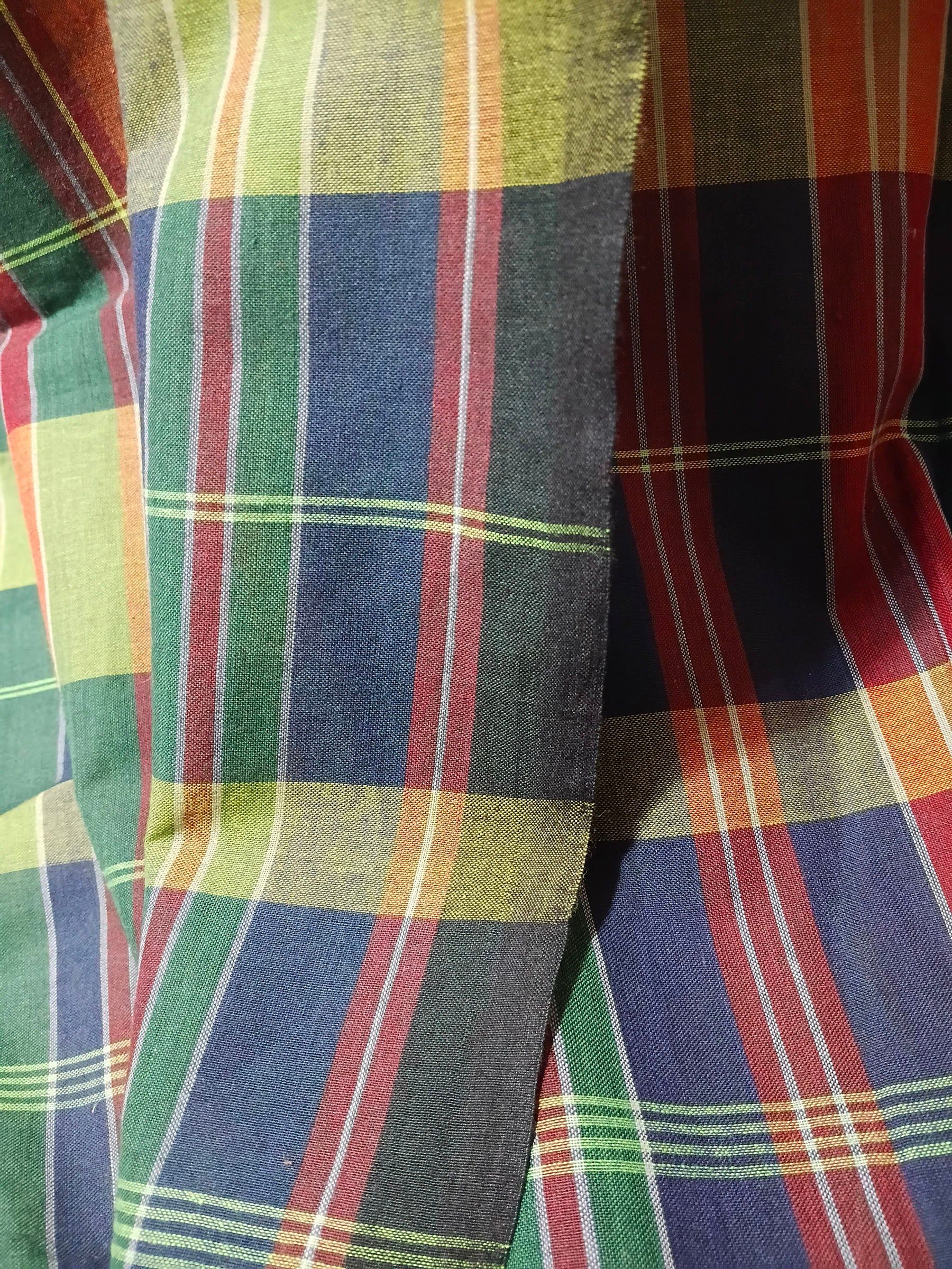 Midnight Multicolor Handloom Cotton Saree