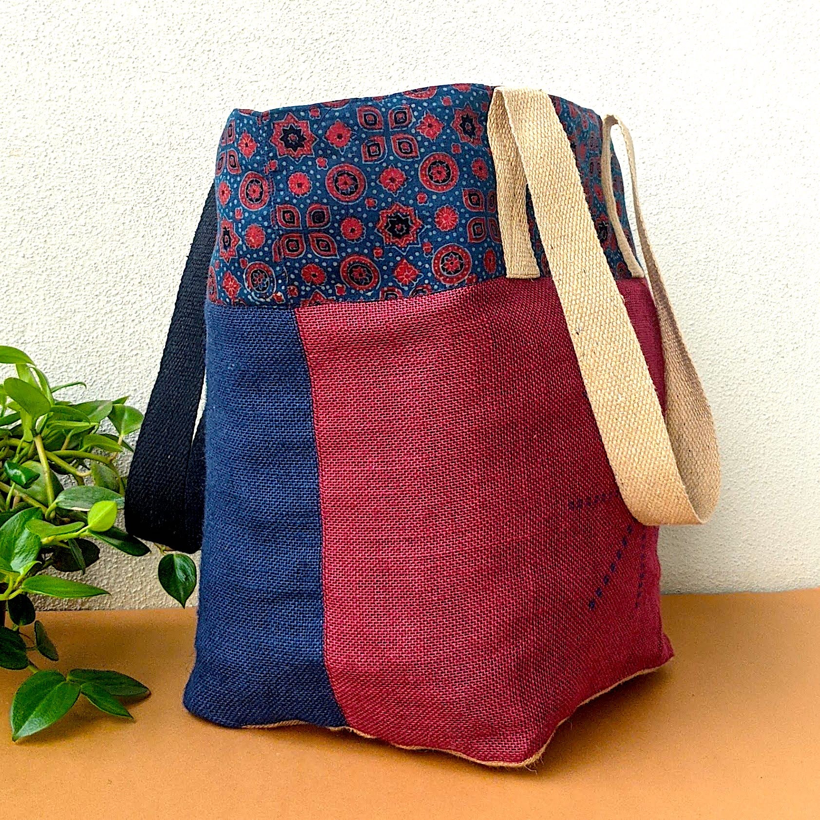 Reversible Handmade Hand-embroidered Eco-friendly Large Durable