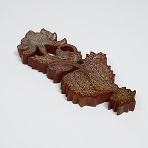 Wood Cutout with metal inlay work- Wall Hanging