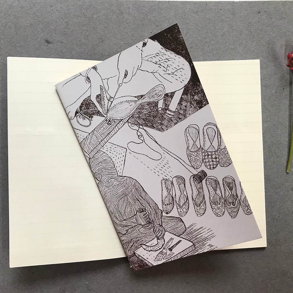 Contemporary illustrator small notebooks-Set of 4