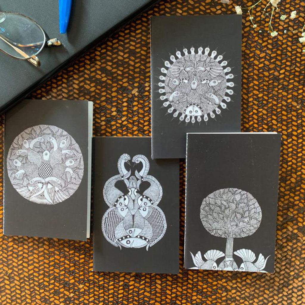 Godna art small notebooks-Set of 4