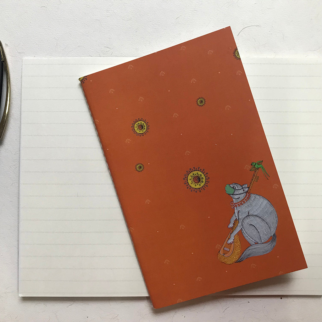 Pattachitra art small notebooks-Set of 4