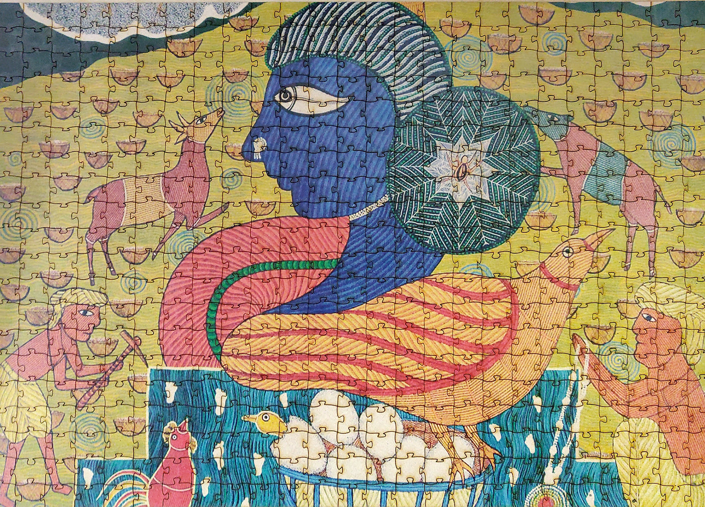 Gond Art Jigsaw Puzzle (204 pieces)