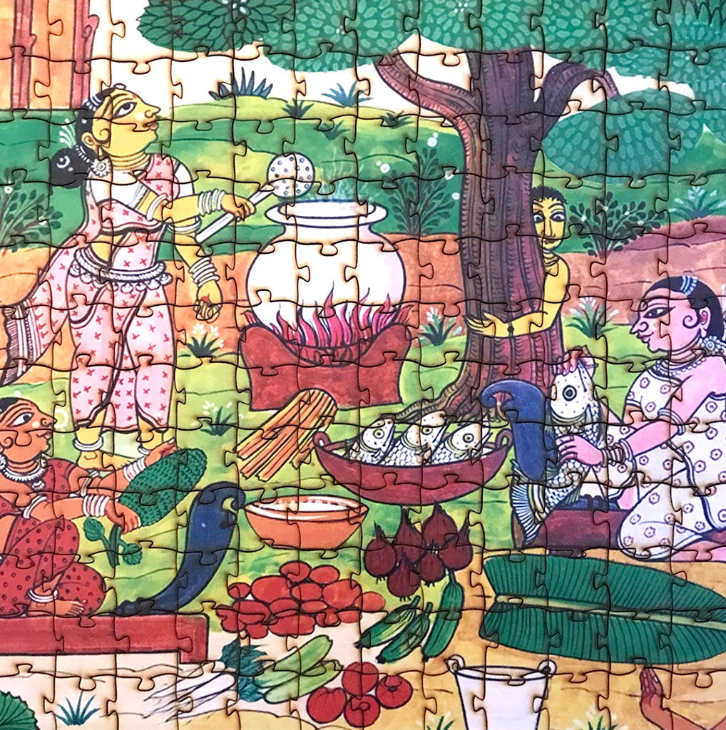 Pattachitra Art Jigsaw Puzzle (144 pieces)