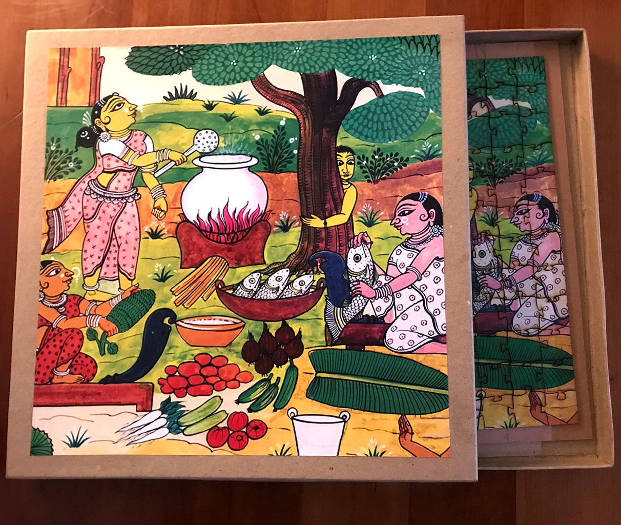Pattachitra Art Jigsaw Puzzle (144 pieces)