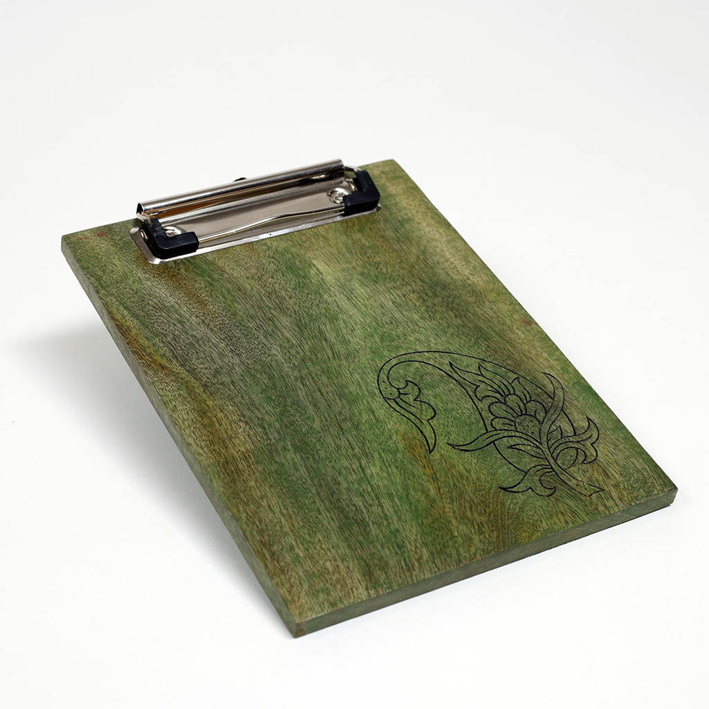 Carved Wooden Clipboard-Small