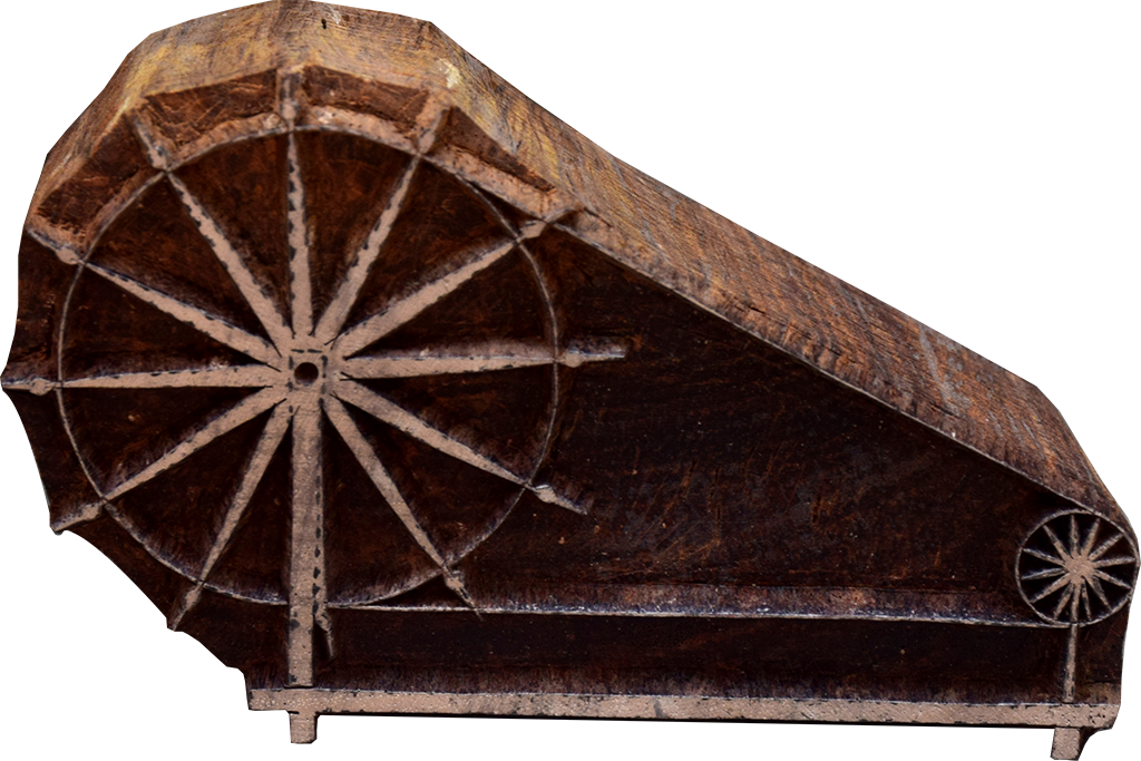 Gandhi's Charkha - A Spinning Wheel in Wood